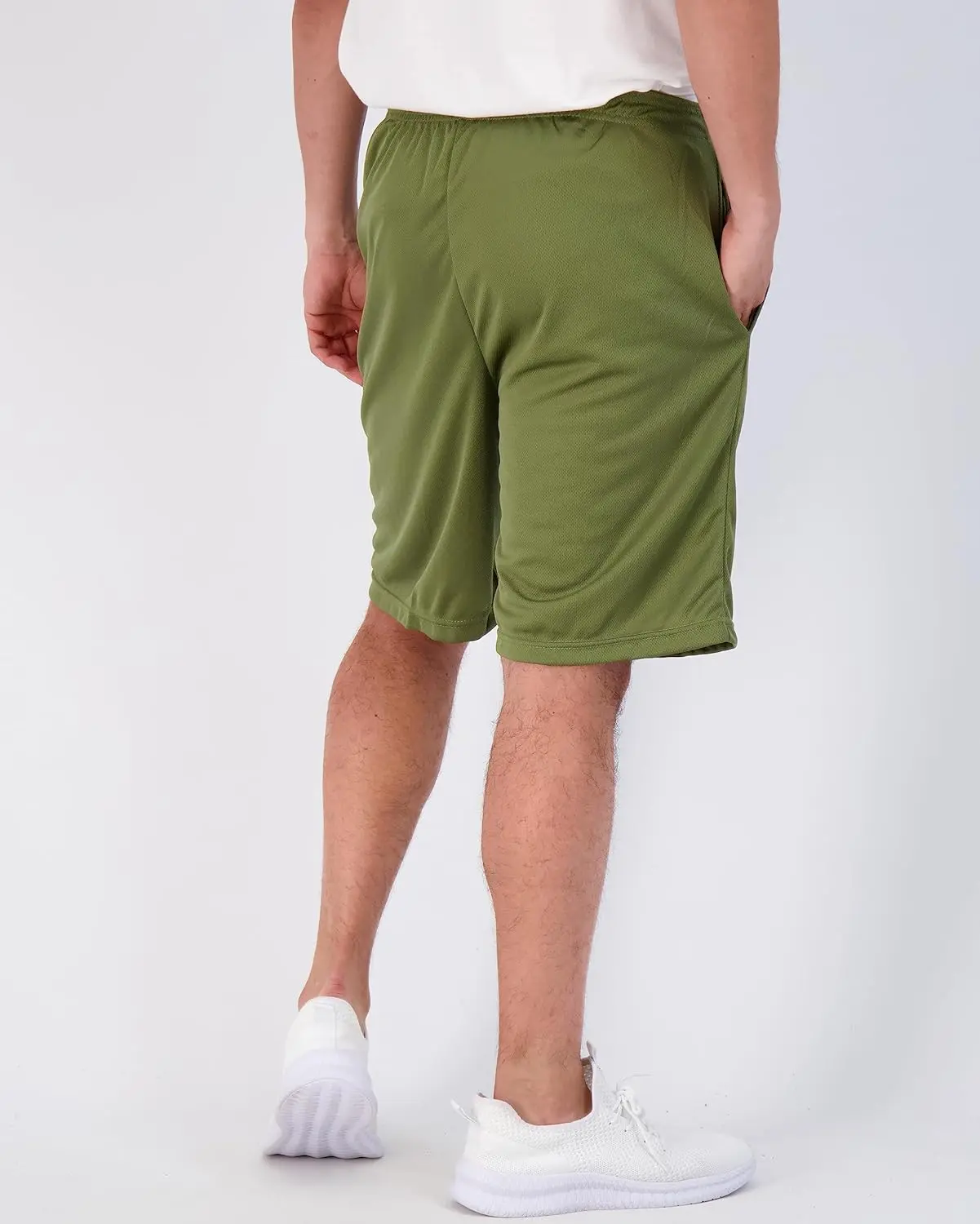 5 Pack-Men's Mesh Athletic Basketball Shorts Quick Dry Activewear with Pockets