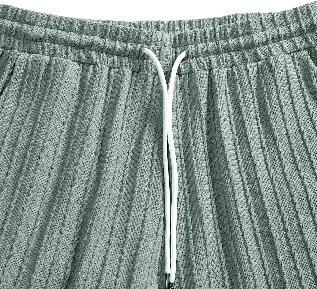 7 Pack-Men's 2 Piece Outfits Short Sleeve Crewneck Summer T Shirt and Drawstring Casual Track Shorts Set