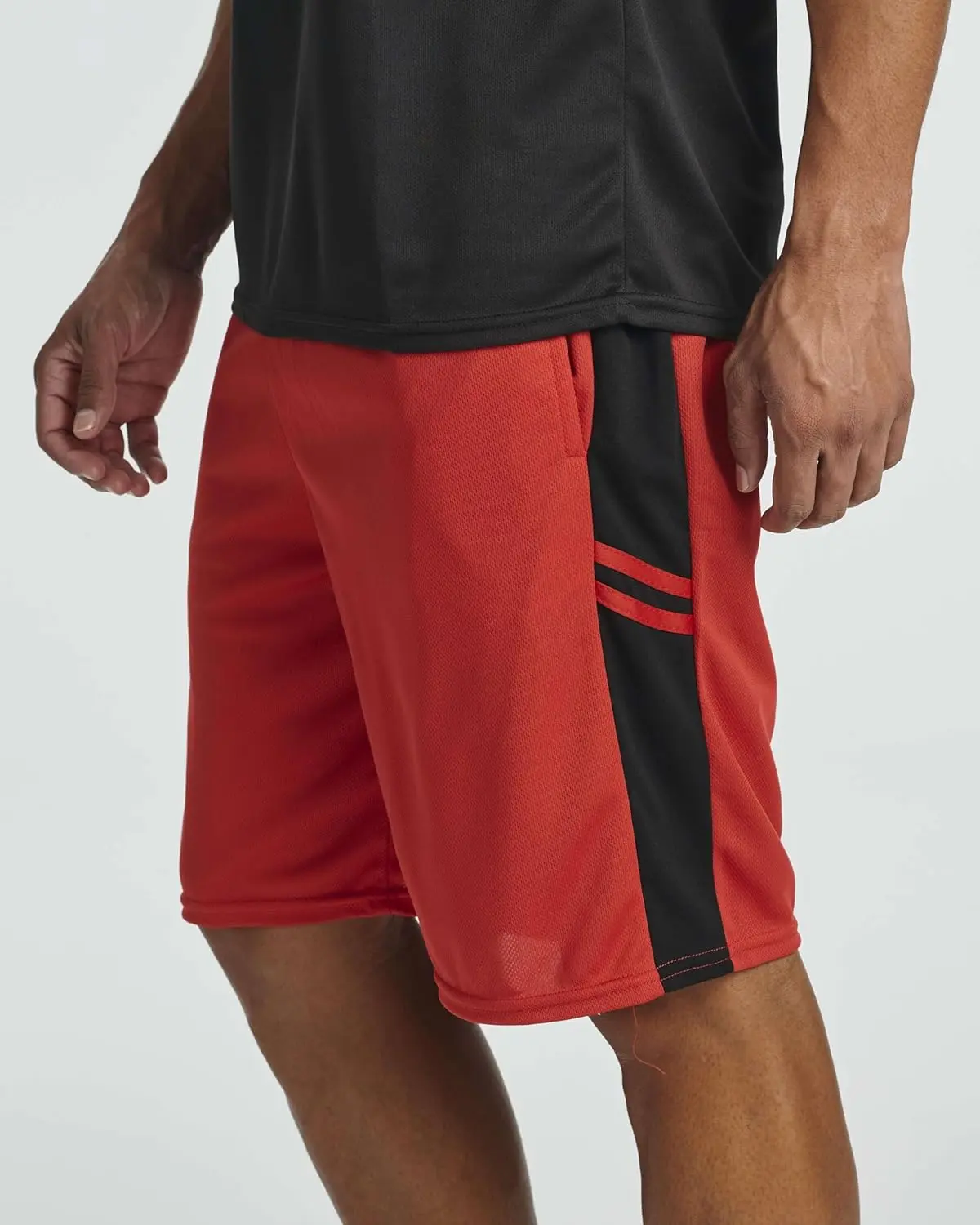 5 Pack-Men's Mesh Athletic Basketball Shorts Quick Dry Activewear with Pockets