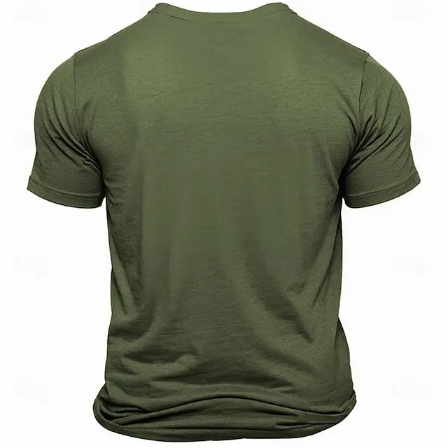 6 PACK-I May Be Old Men's Graphic Cotton T Shirt Sports Classic Shirt Short Sleeve Comfortable Tee Sports Outdoor Holiday Summer Fashion Designer Clothing