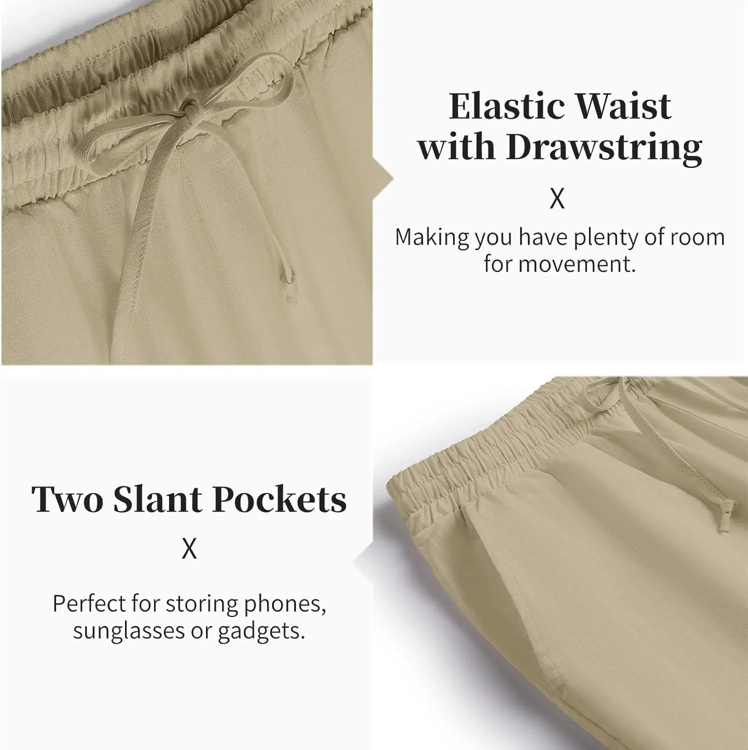 10 Pack-Men's 2 Pieces Cotton Linen Set Casual Short Sleeve Henley Shirts Beach Yoga Pants Summer Outfits