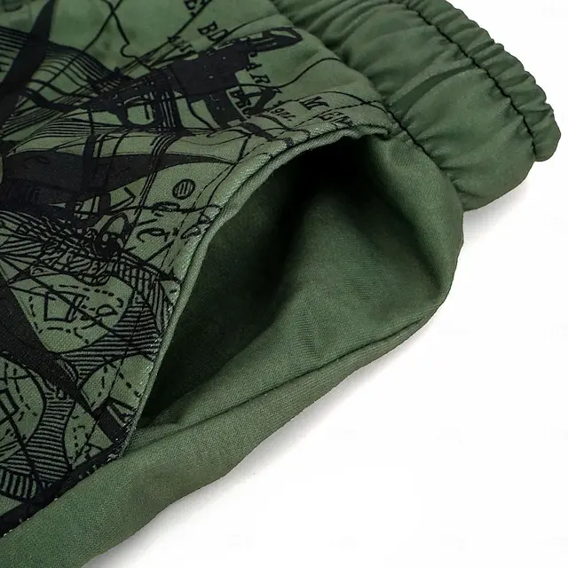 8 PACK-Men's Sweat Shorts Beach Shorts Terry Shorts Drawstring Elastic Waist 3D Print Graphic Prints Breathable Soft Short Daily Holiday Streetwear Cotton Blend Casual Athleisure Light Green Pink