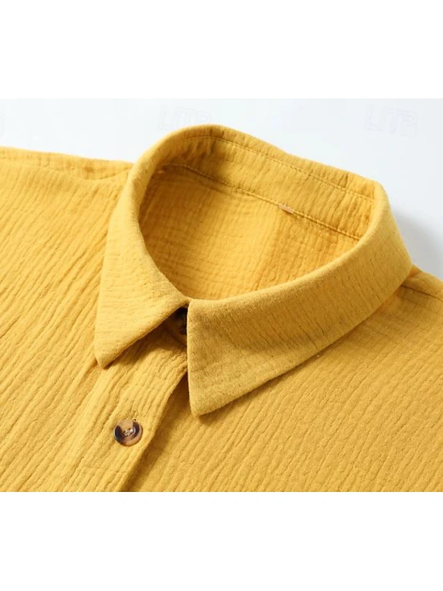 Women's Shirt Dress Mini Dress Button Pocket Vacation Casual V Neck Short Sleeve aa06