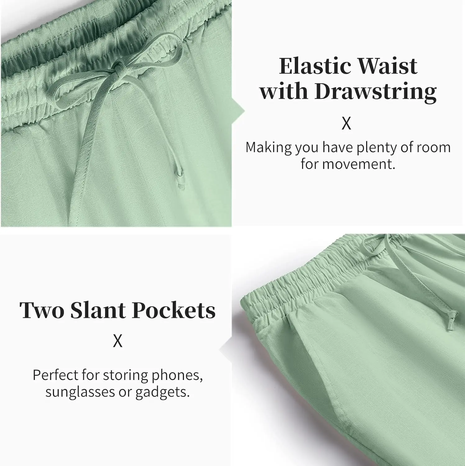 10 Pack-Men's 2 Pieces Cotton Linen Set Casual Short Sleeve Henley Shirts Beach Yoga Pants Summer Outfits